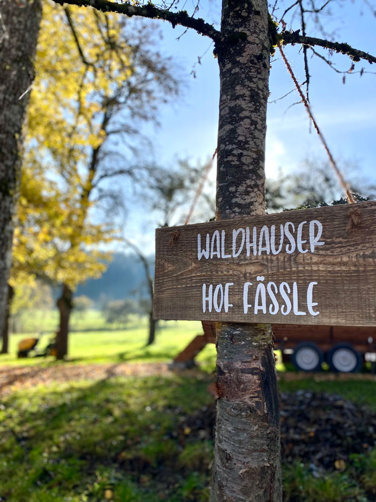 Wegweiser zum Fässle